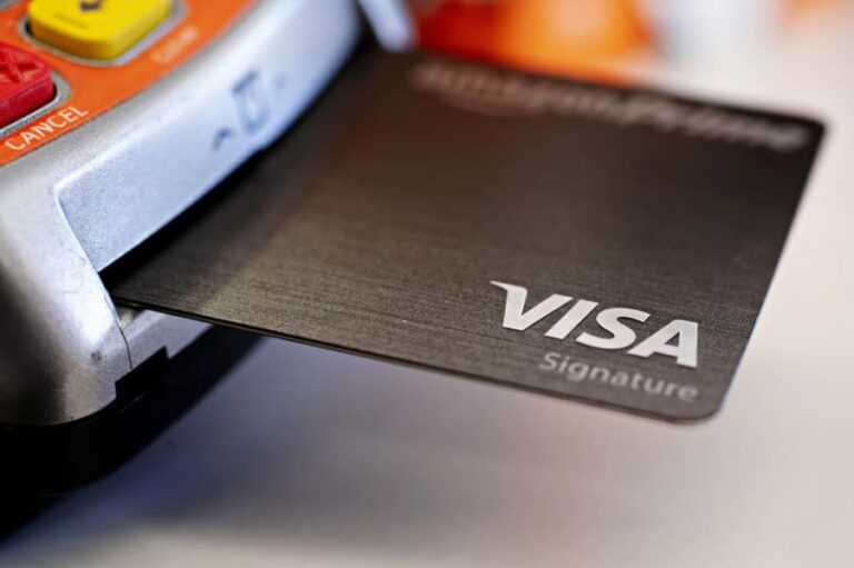 Surcharge applied to Visa card