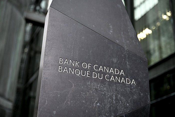 Monument indiquant Banque du Canada